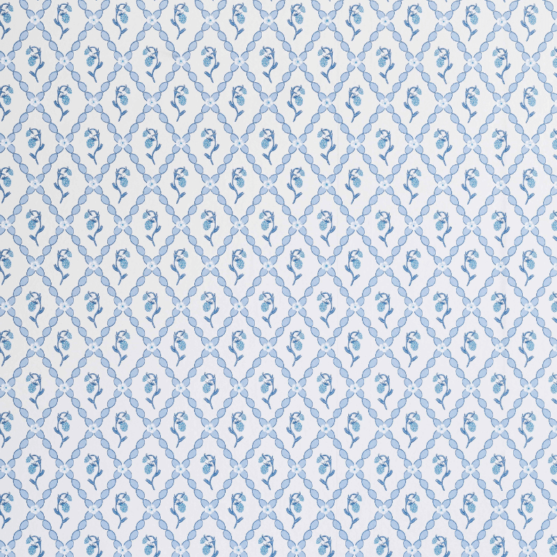 Wild Strawberry Trellis Wallpaper