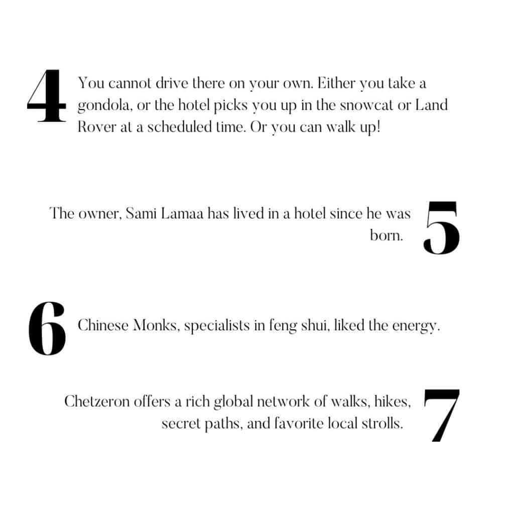 10 facts about Chetzeron, Switzerland