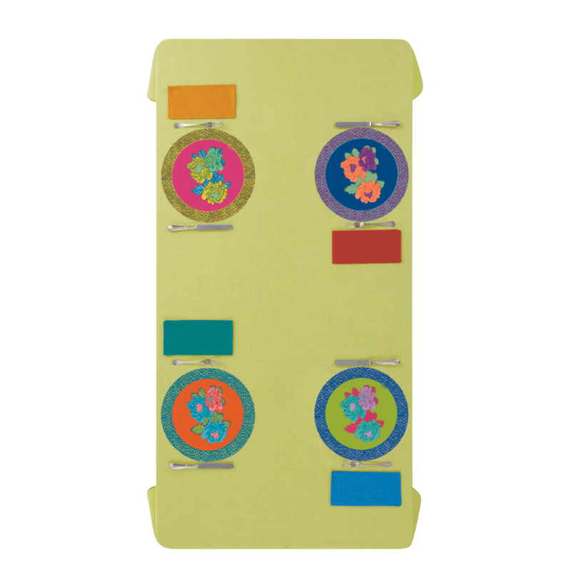 Masonite Placemat | Kauai Peony Orange