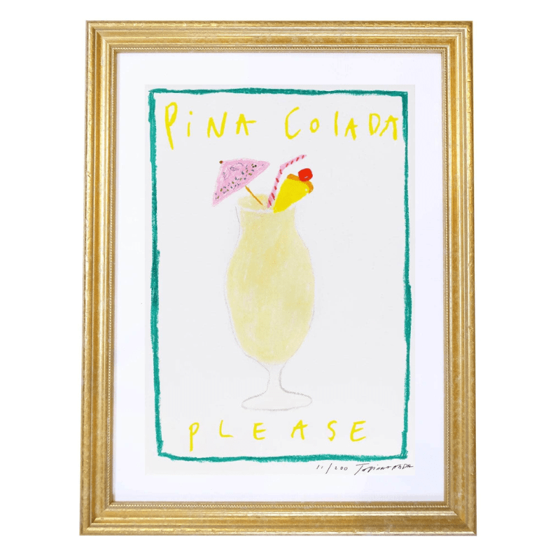 Pina Colada Please Art Print