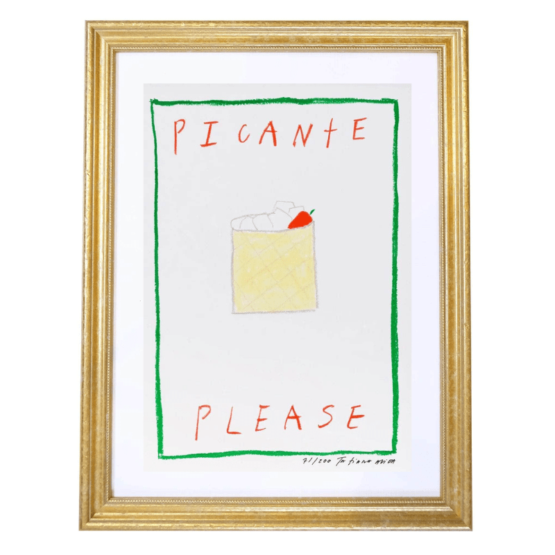 Picante Please Art Print