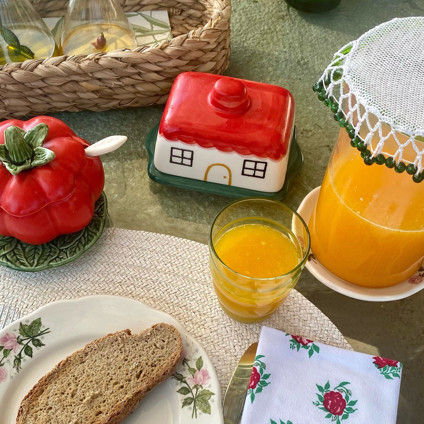 'La Petite Maison' Butter Dish