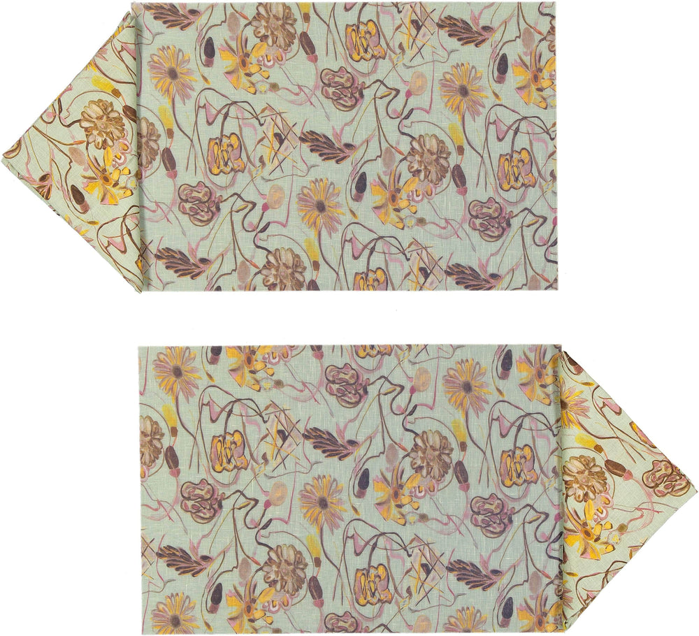 Bouquet Rectangular Placemats and Small Napkins Set of 2