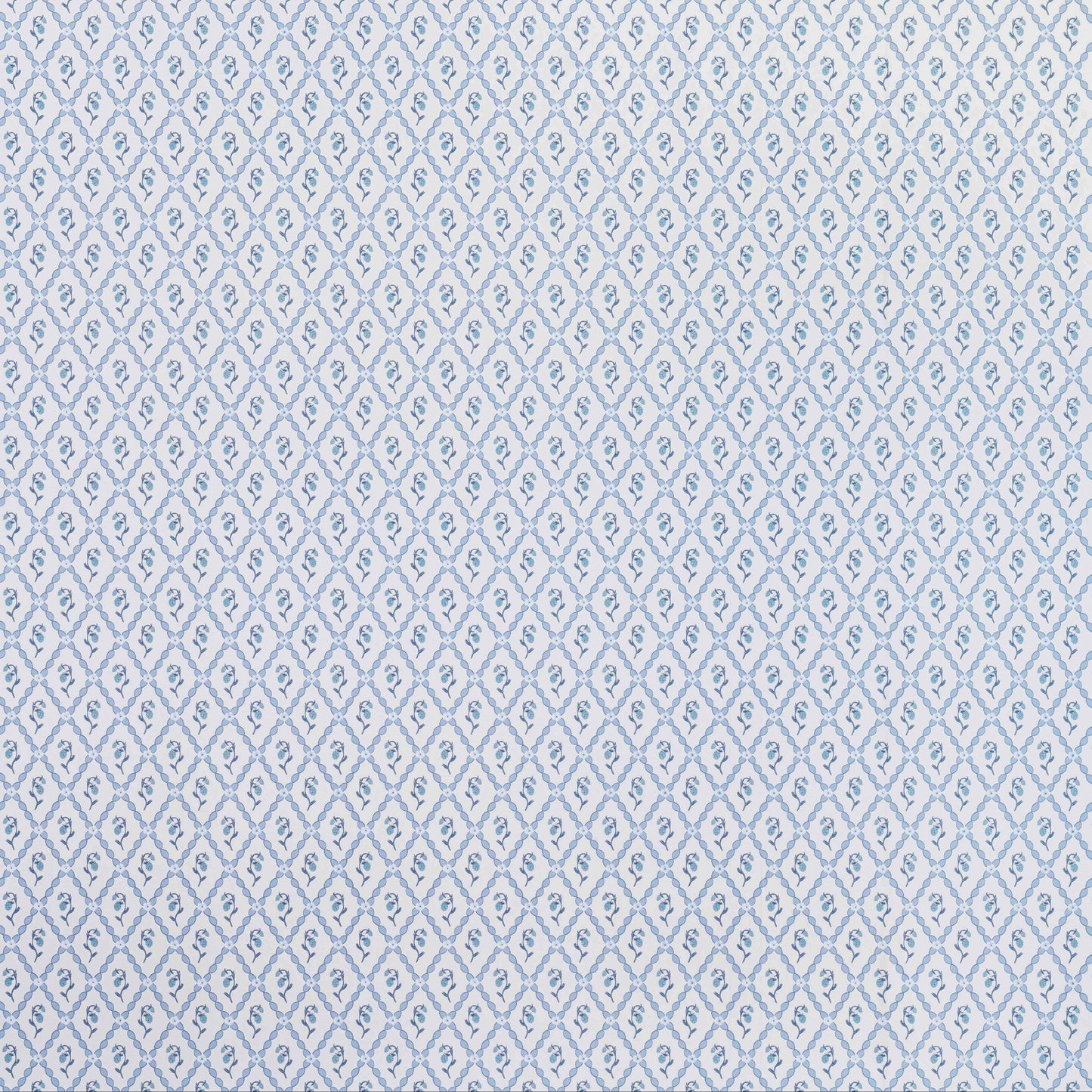 Wild Strawberry Trellis Wallpaper
