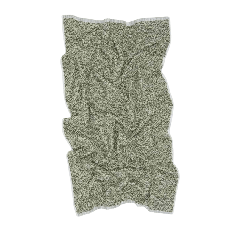 Space Dye Terry Towel - Olive
