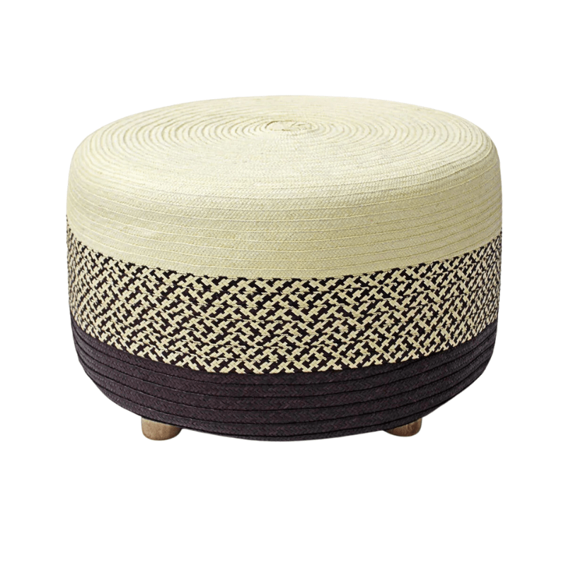Ca a Flecha Woven Pouf