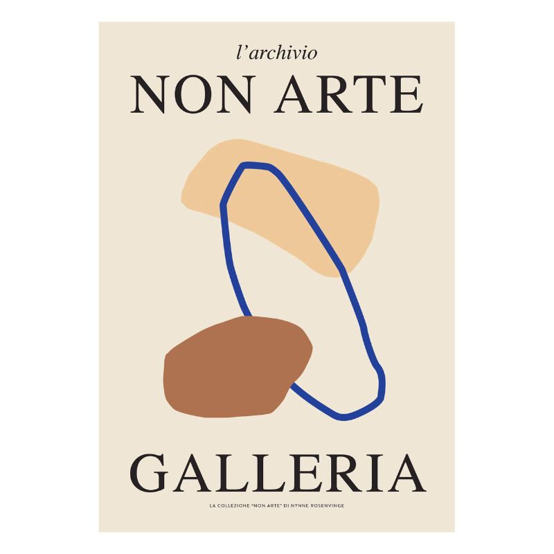 Non Arte "Galleria" Poster Print