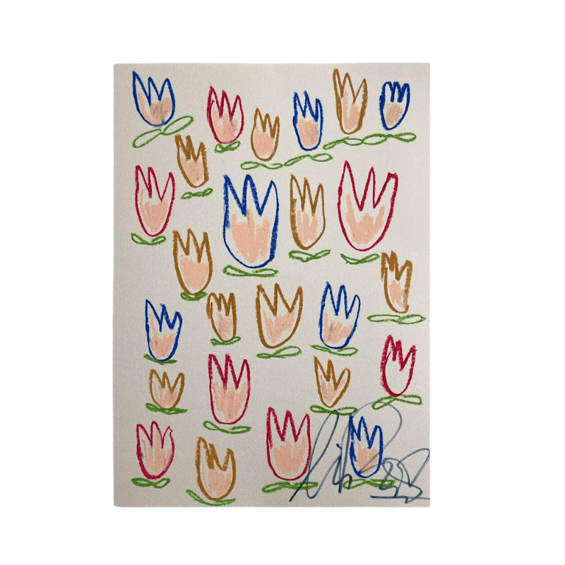Repeat Flowers | Original Painting A3