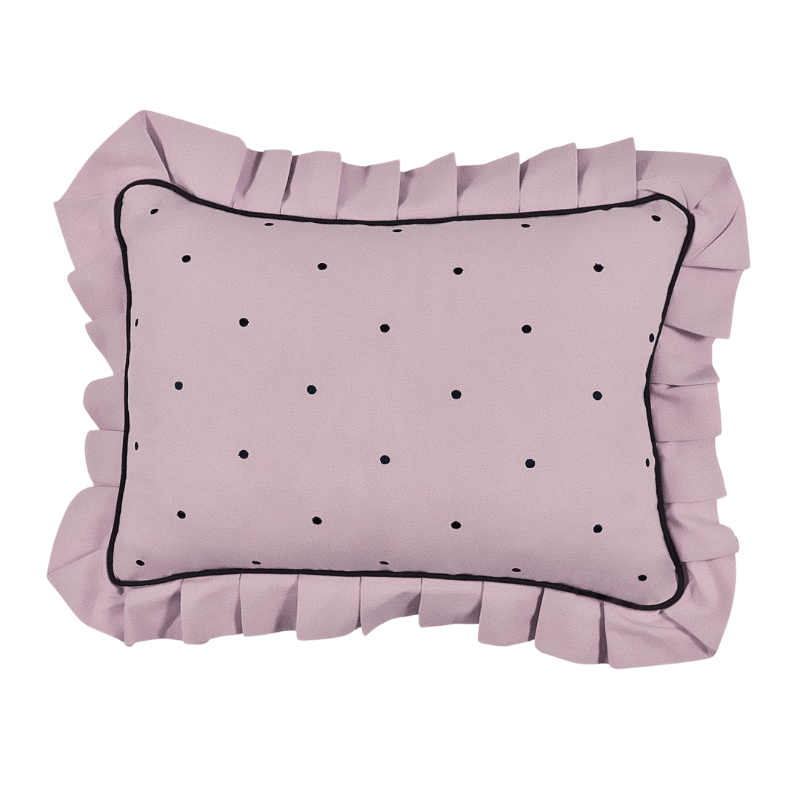 Dolce Dots Cushion, Parma Violet