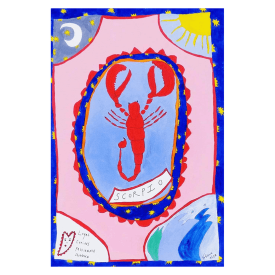 Scorpio Horoscope Art Print