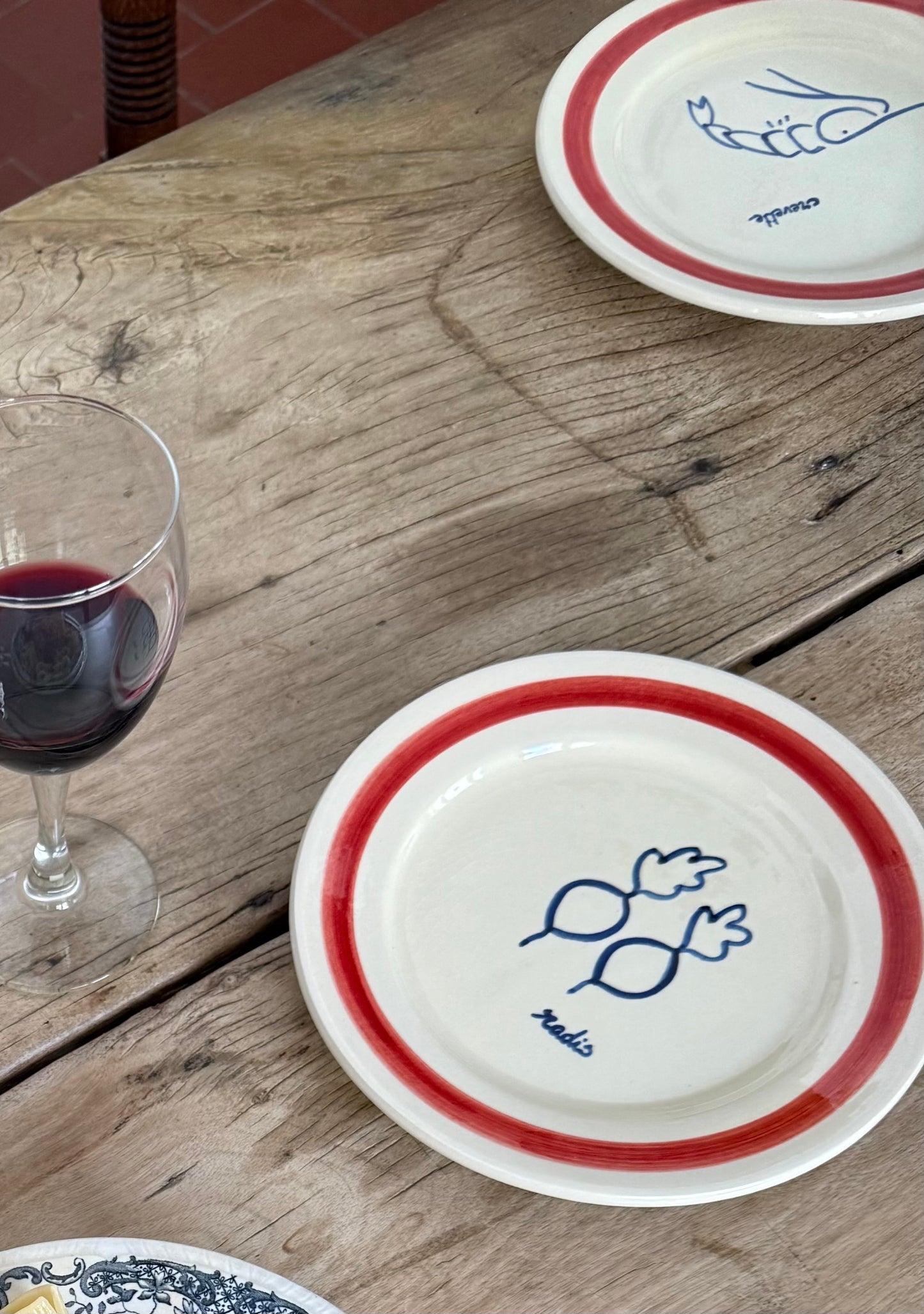 Dinner by The Sea Design Plates - Set of 4