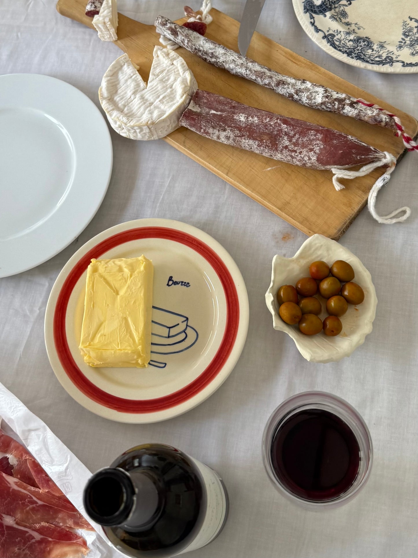 Dinner by The Sea Design Plates - Set of 4