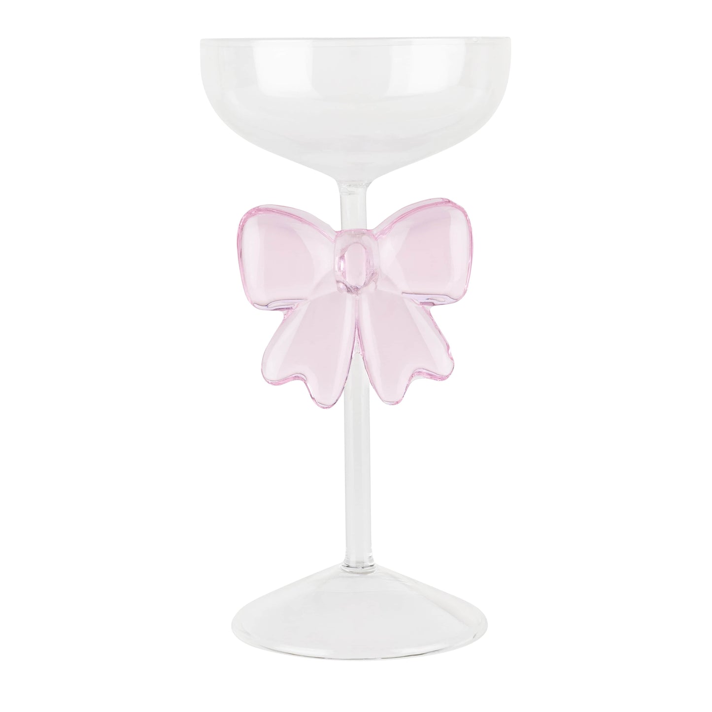 Bow Champagne Coupe Pink
