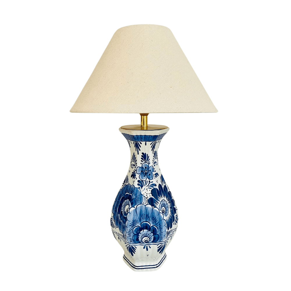 Antique Delft Lamp