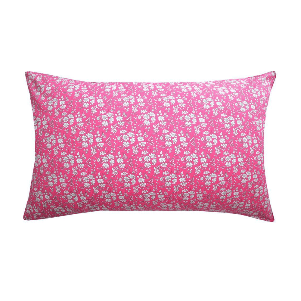 Pillowcase Made With Liberty Fabric Capel Fuchsia