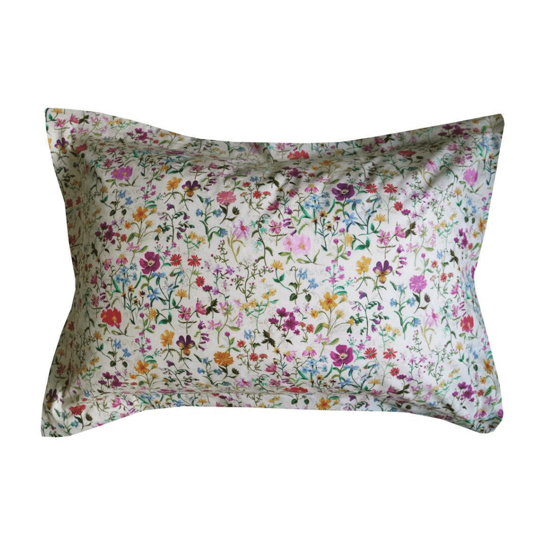 Oxford Pillowcase Made With Liberty Fabric Linen Garden