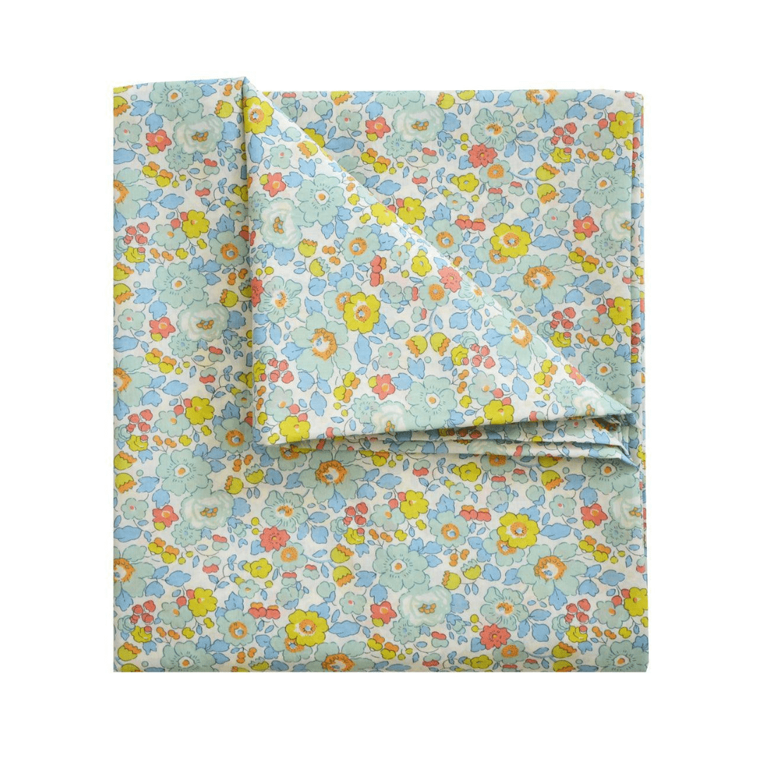 Flat Top Sheet Made With Liberty Fabric Betsy Sage