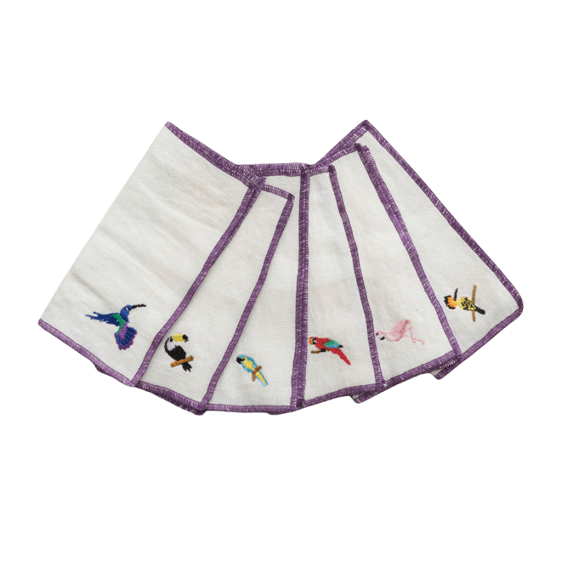 Tropical Cocktail Linen Napkins