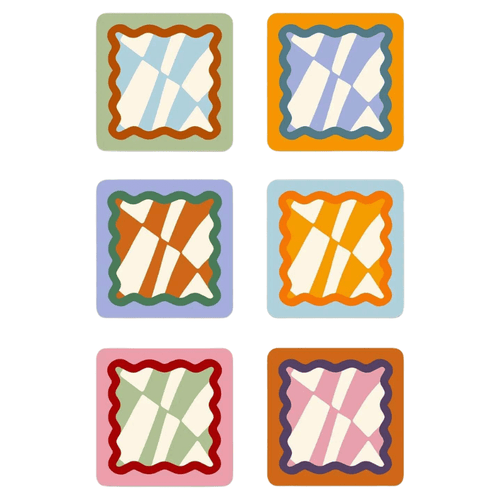 Chessboard Coasters (Set of 6)