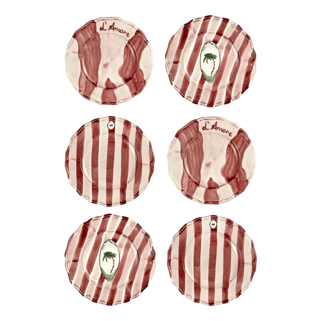 Spring- Set of 6 Plates