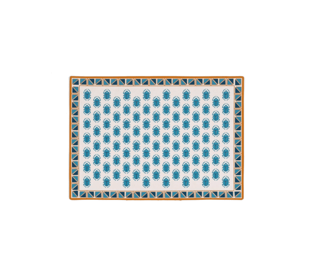 Blue Scarab Placemat