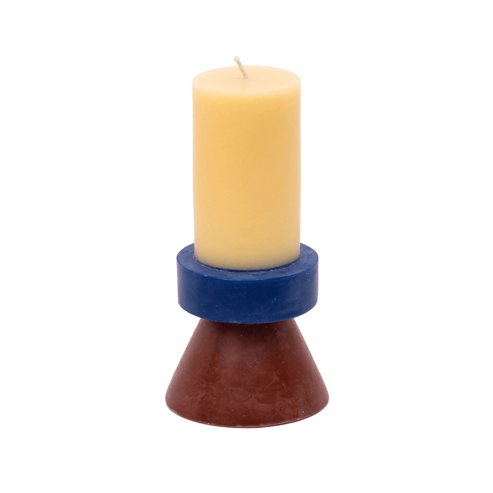 Stack Candle Tall - Banana / Navy / Chocolate