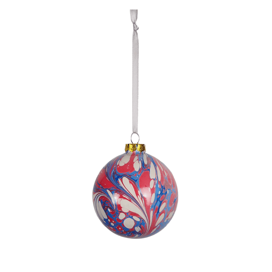 Large Jack Marbled Bauble
