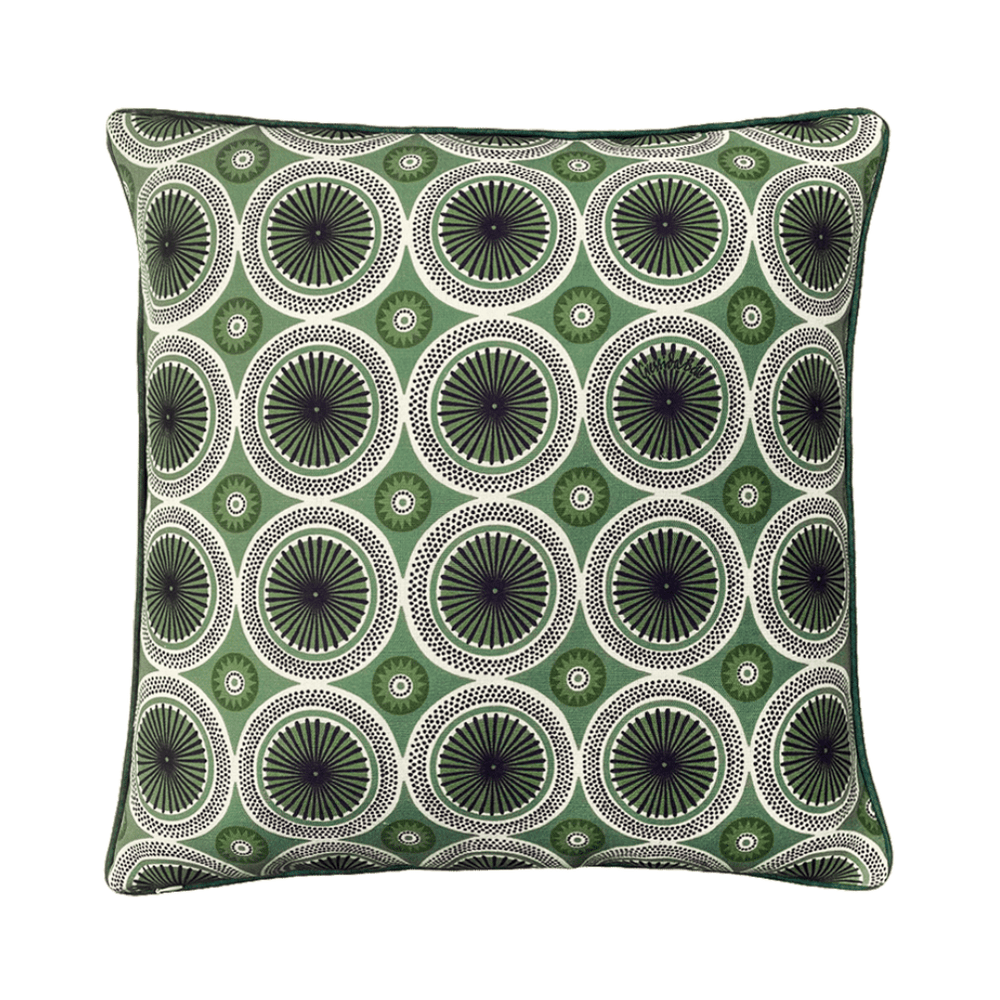 Parasol Cushion Cover with Piping - Sage Green