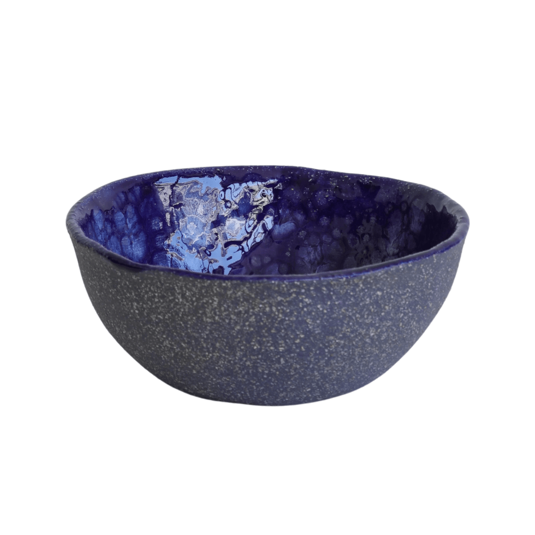 Deep Navy Salad Bowl