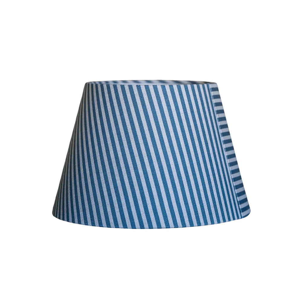 The Linen Card Lampshade In Delphinium