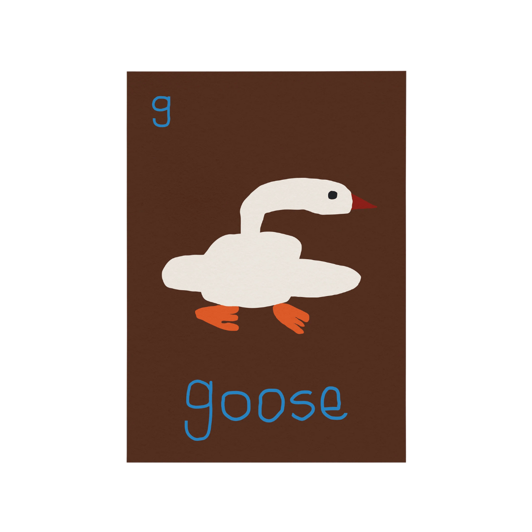 G for Goose Print