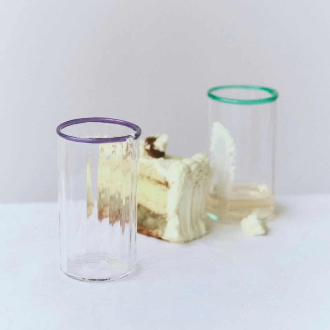 Peter Glass Green Large - Set of Four