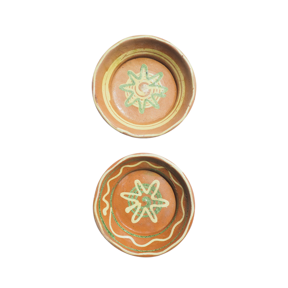 Vintage Romanian Pair of Dishes