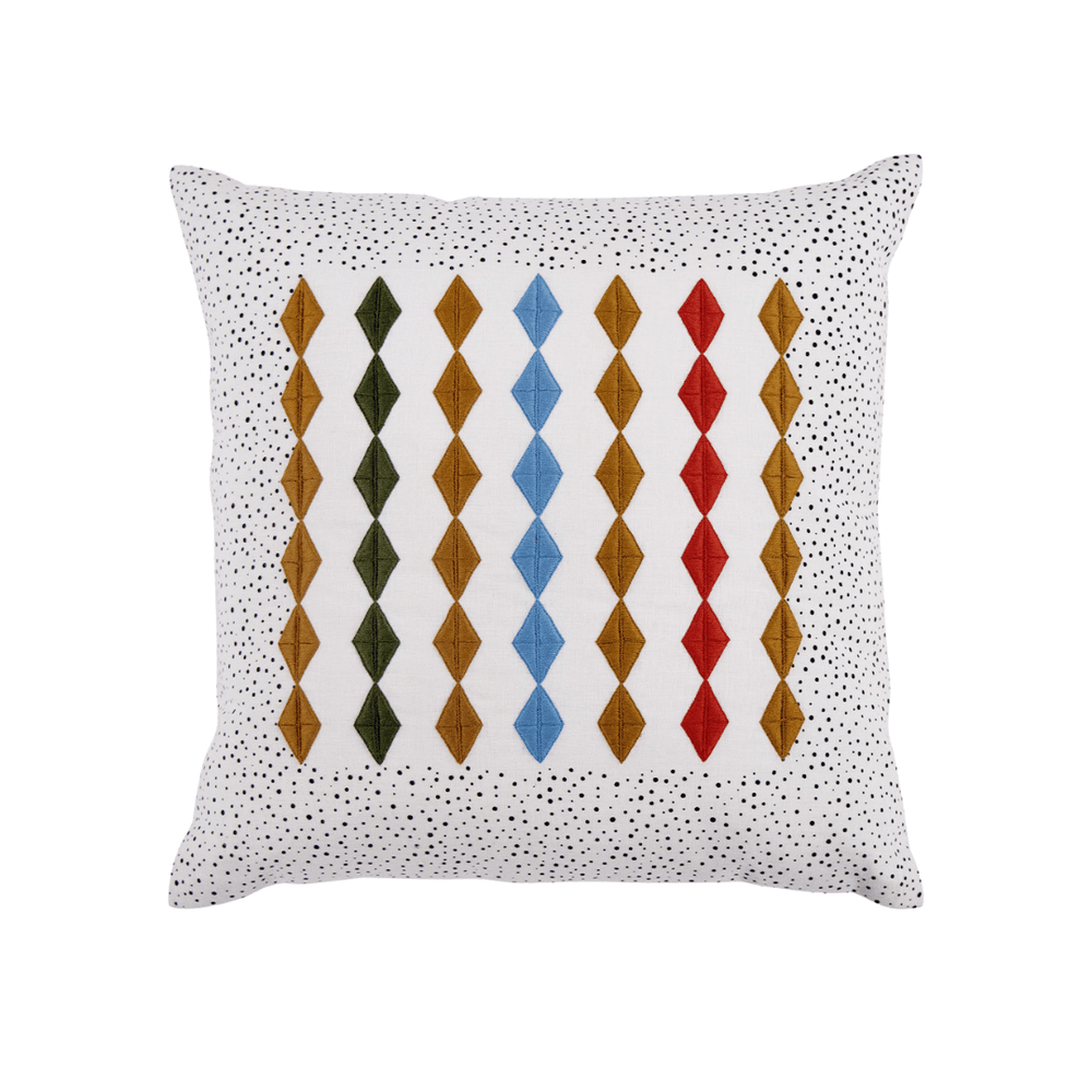Diamonds Cushion Cover - Brown