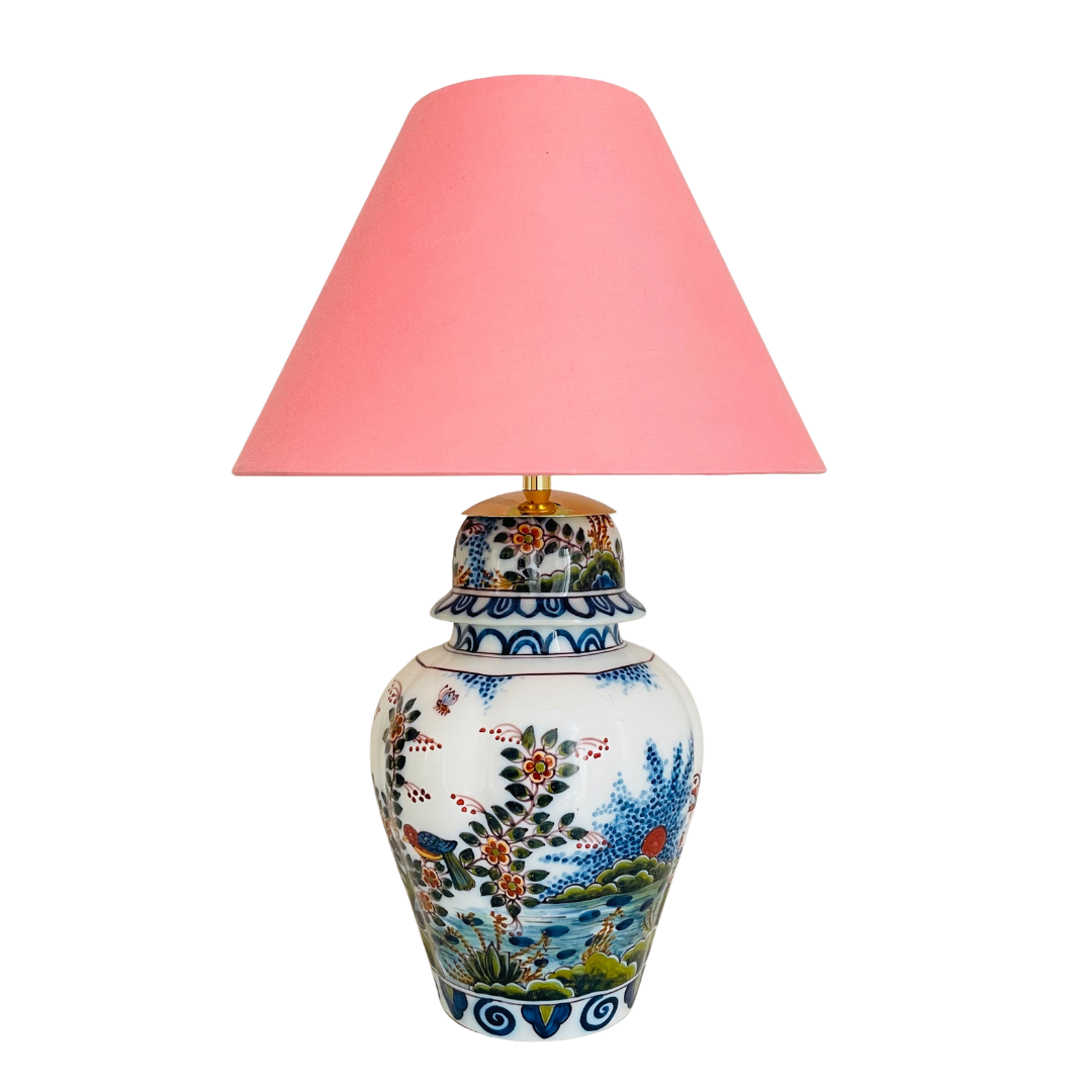 Antique Makkum Jar Lamp