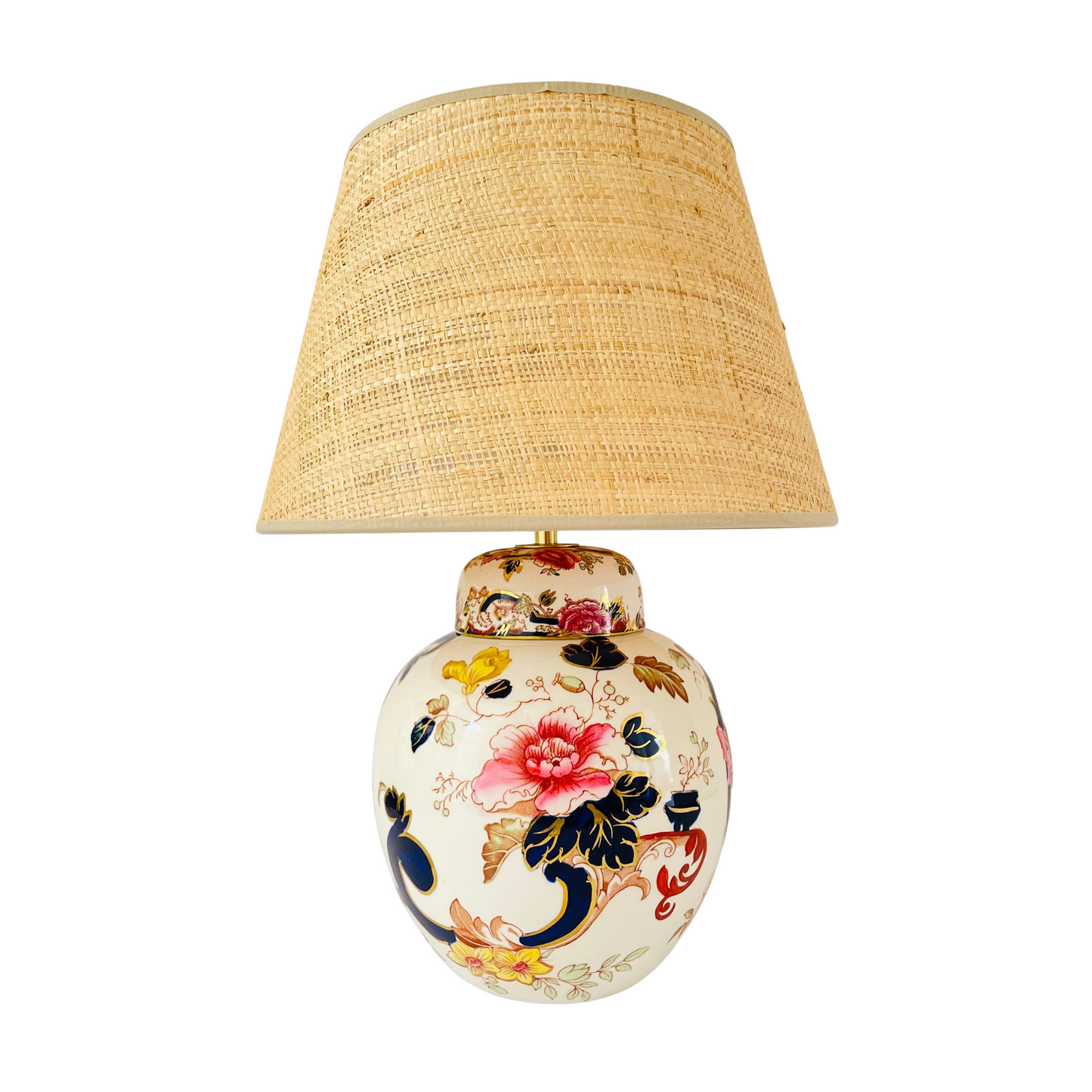 Large Antique Mason’s Lamp