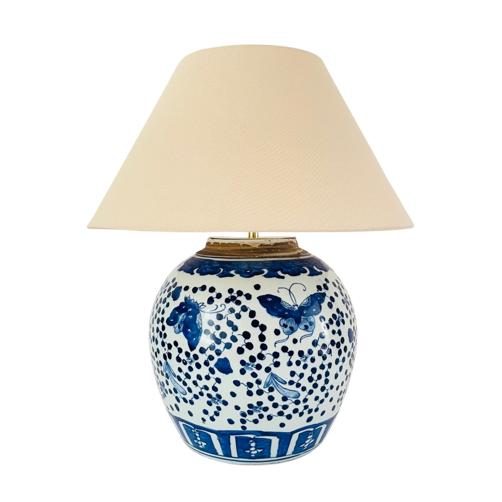 Antique Ginger Jar Lamp