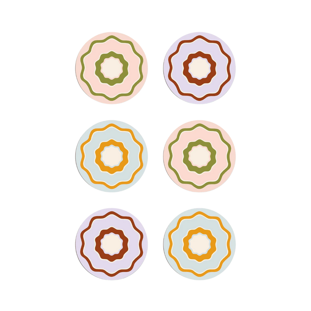 Flowerama Coasters (Set of 6)