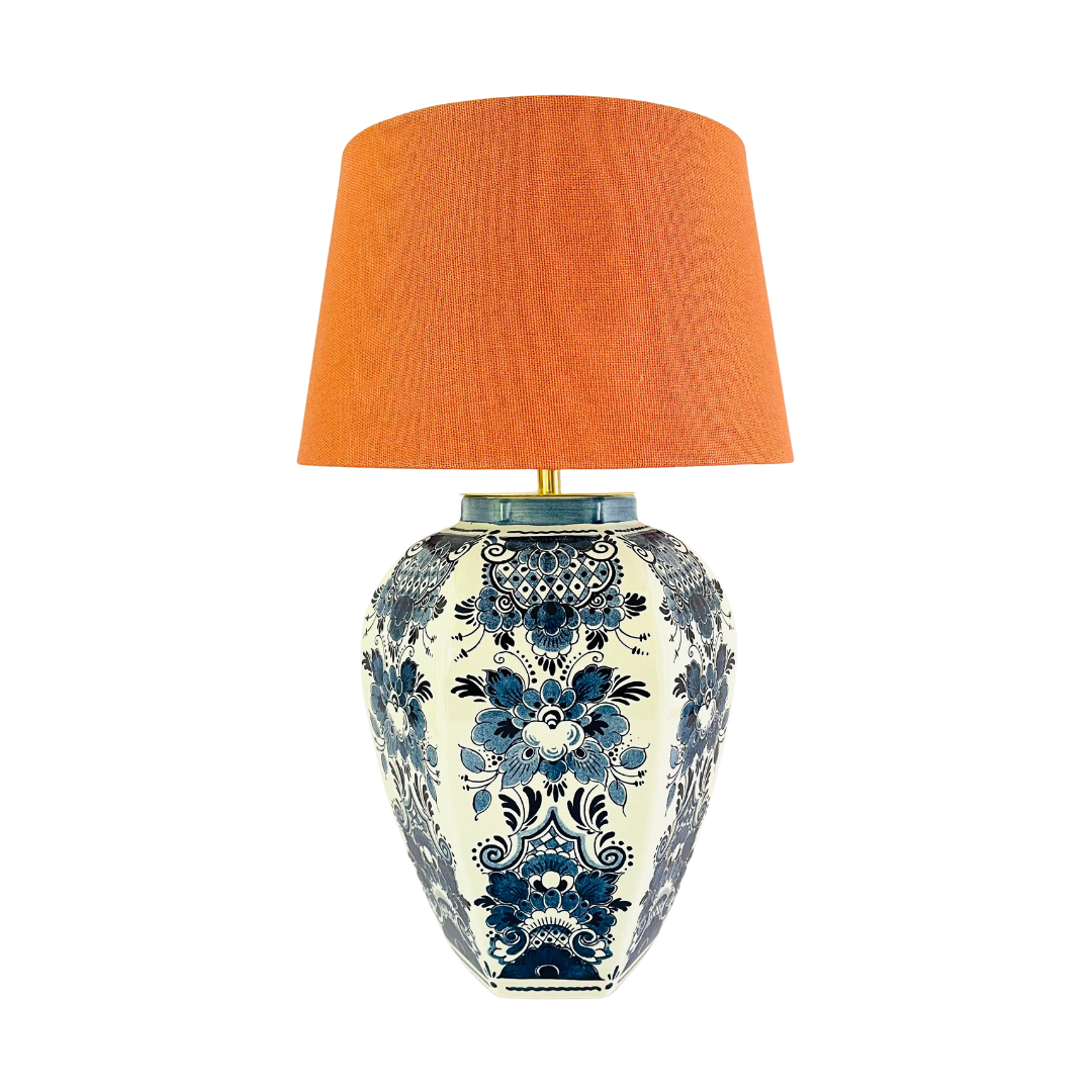 Antique Delft ‘Distel’ Lamp