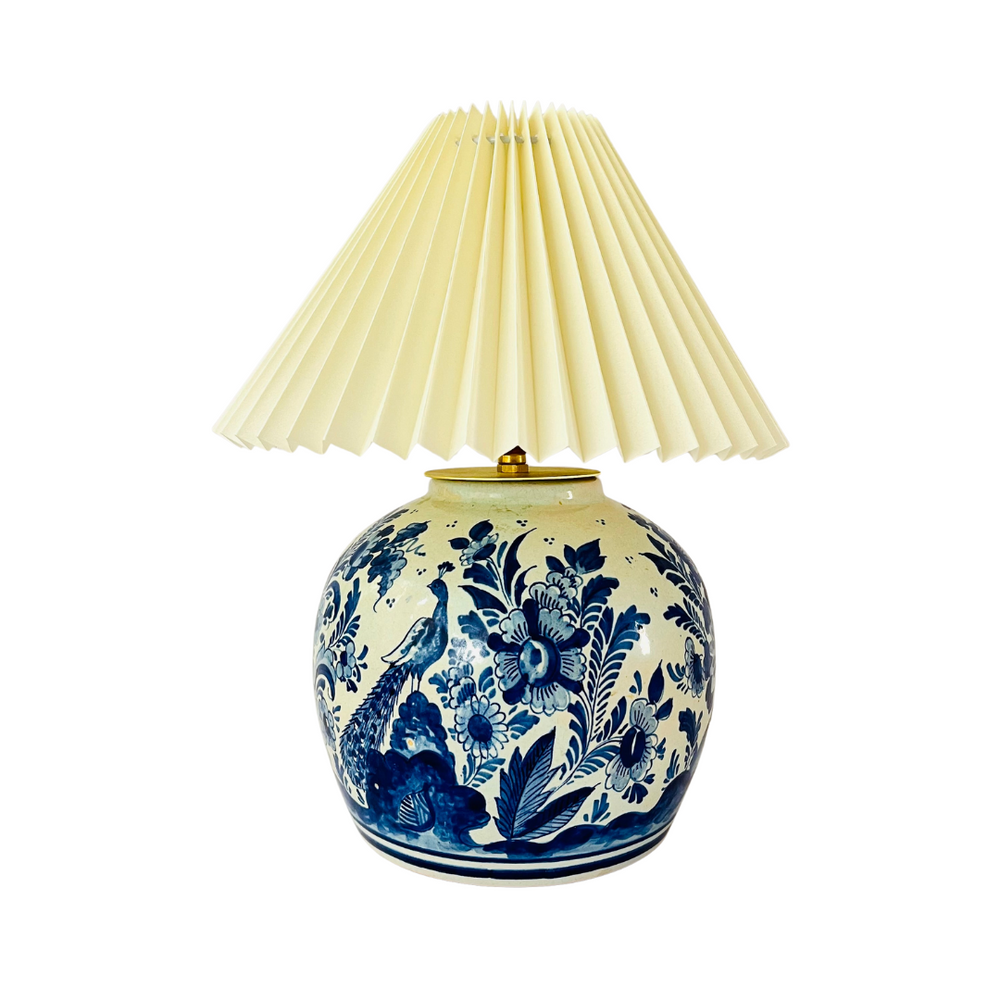 Antique Mini Delft Lamp