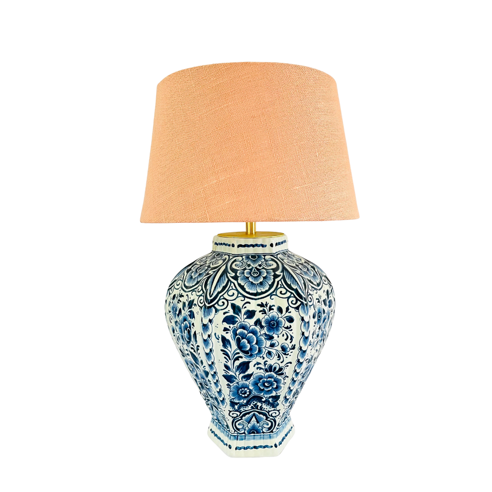 Antique Delft Lamp