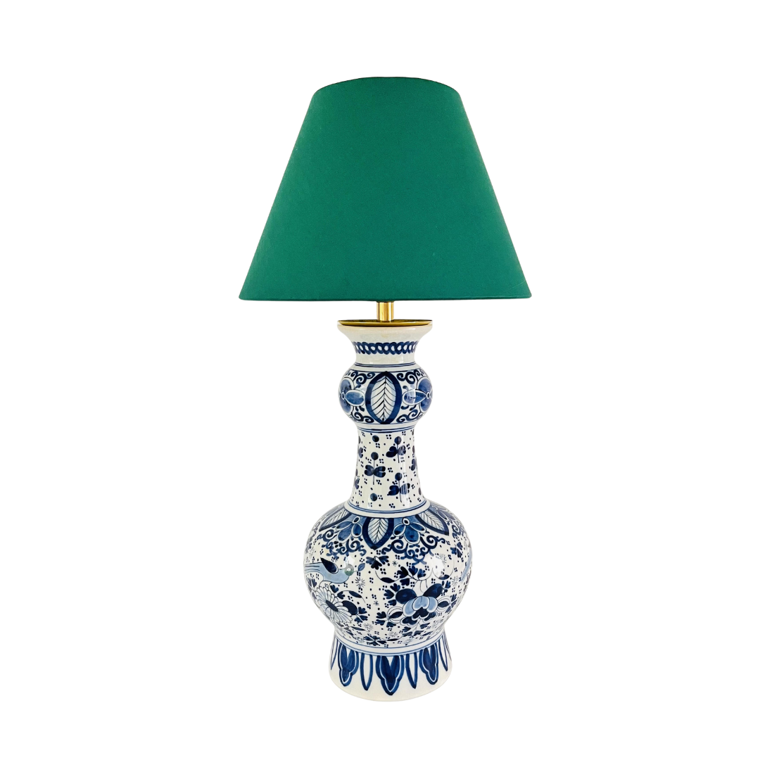 Antique Delft ‘Knobbelvaas’ Lamp