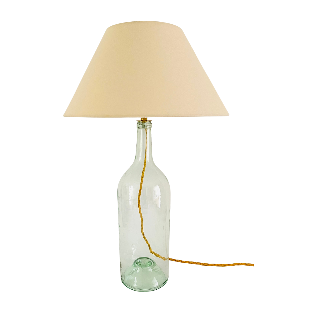 Tall Antique Glass Lamp