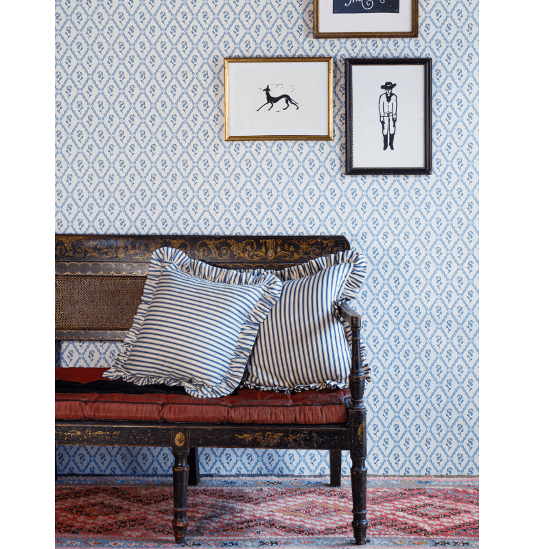 Wild Strawberry Trellis Wallpaper