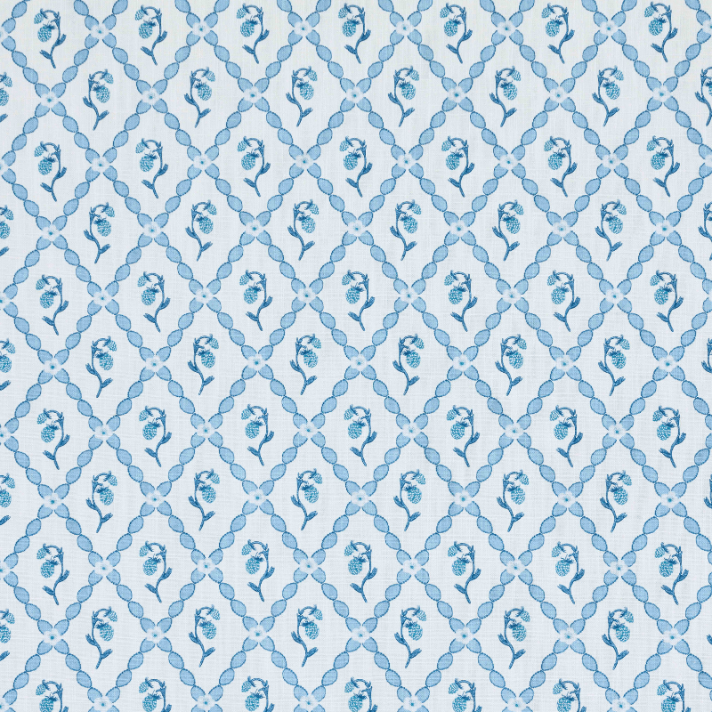 Wild Strawberry Trellis Fabric