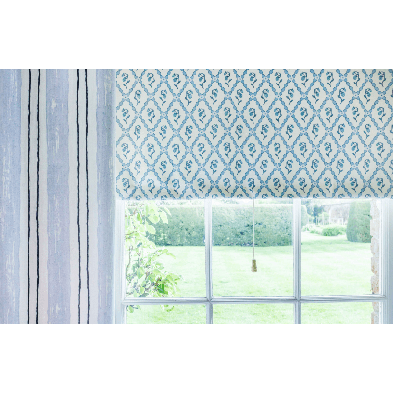 Wild Strawberry Trellis Fabric