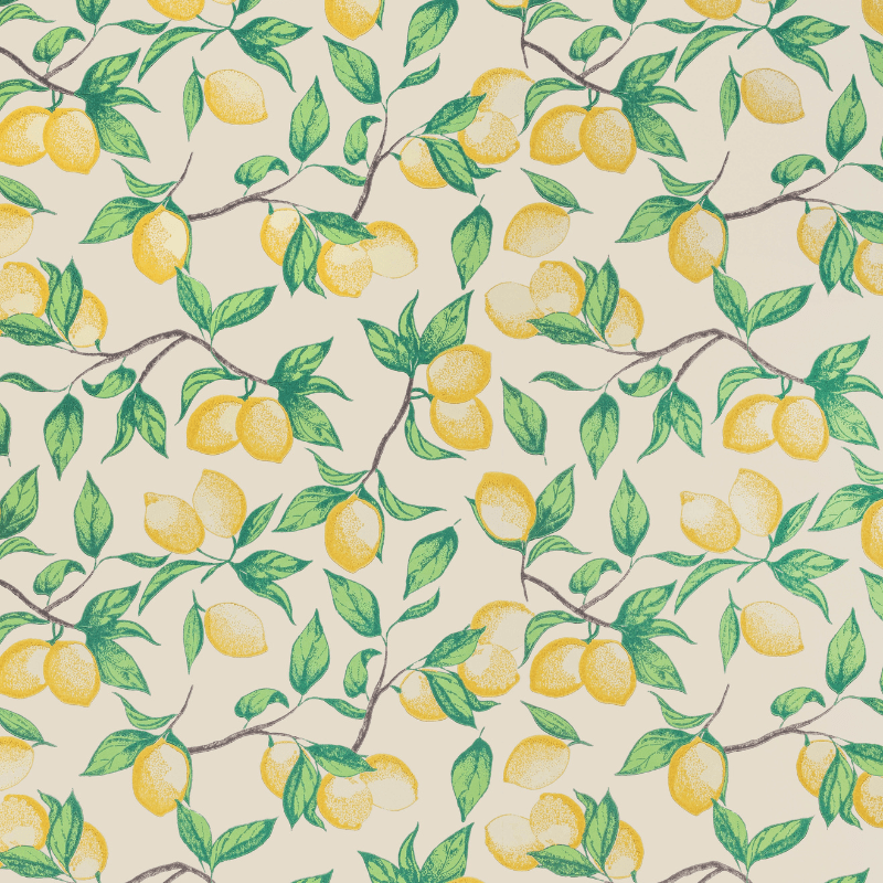 Capri Lemons Wallpaper