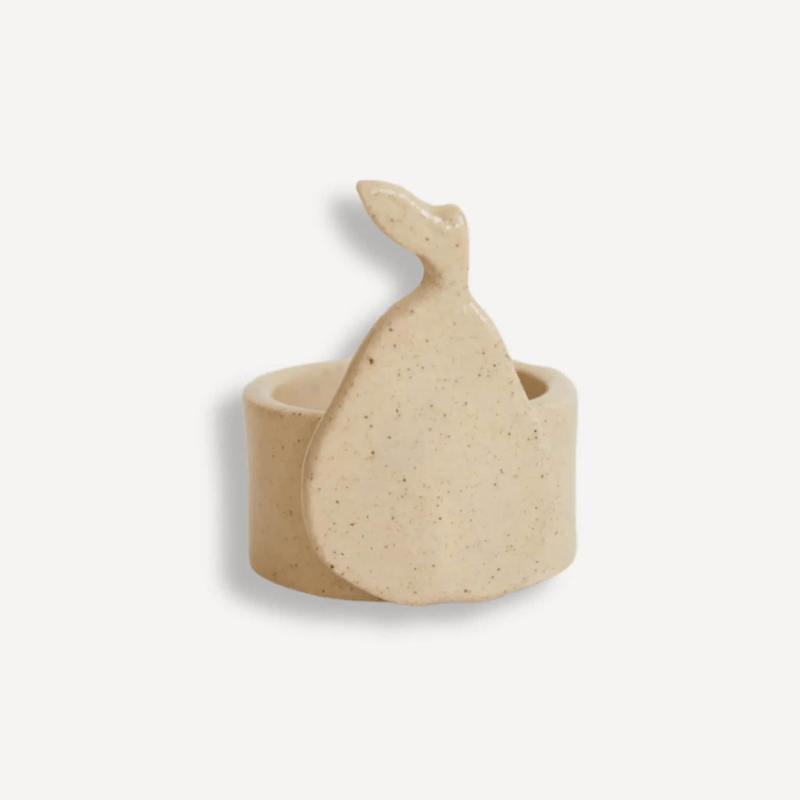 Pera (Pear) Ceramic Napkin Ring - Set of 2