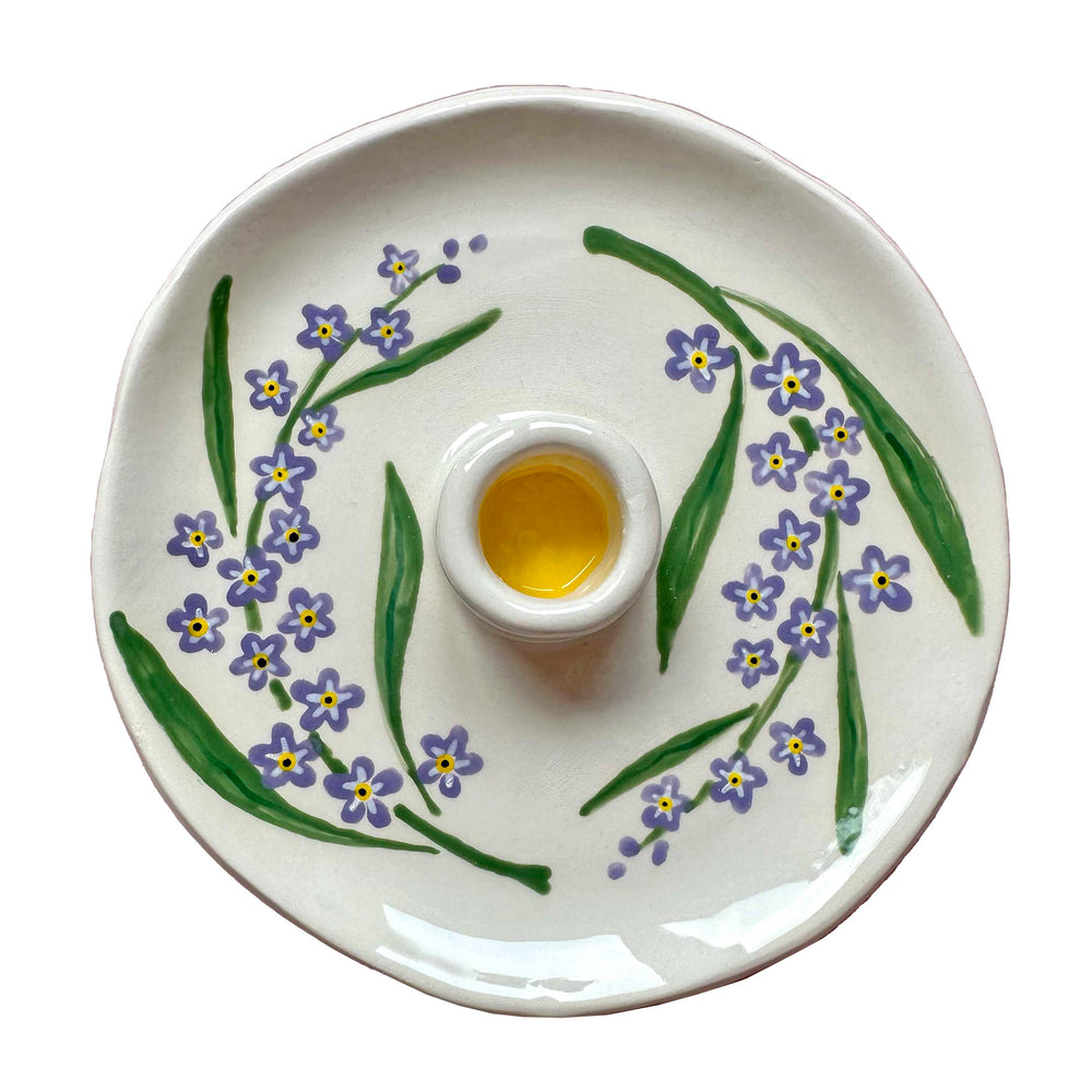 Forget-Me-Not Candle Stick Holder