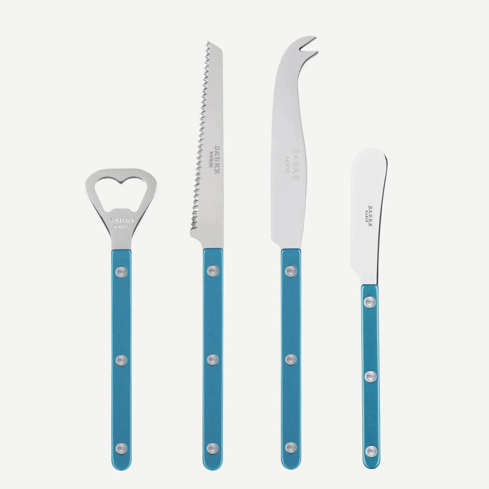 Bistrot Pearly Pearly Aperitif Set, Turquoise